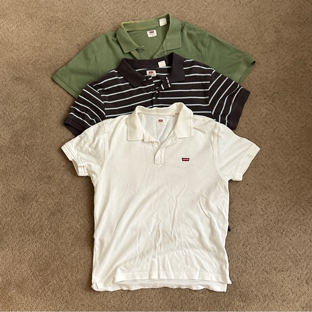 BUNDLE: 3 Levis Polo Tees